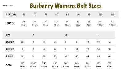 burberry belts women|burberry belt size chart.